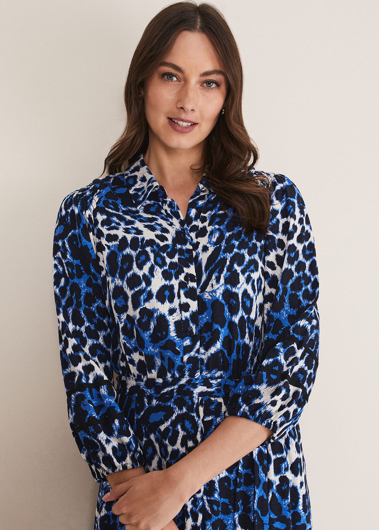 Ava Leopard Midaxi Dress