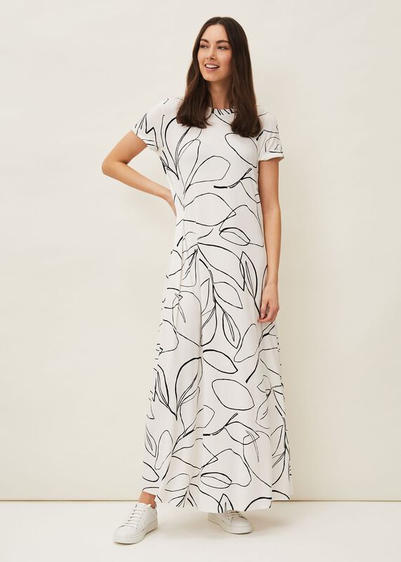 Fifi Floral T-Shirt Maxi Dress
