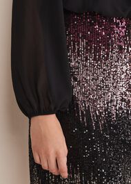 Angel Chiffon Sequin Dress
