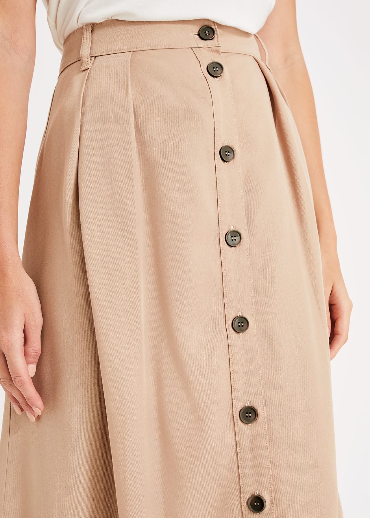 Bel-Marie Button Skirt