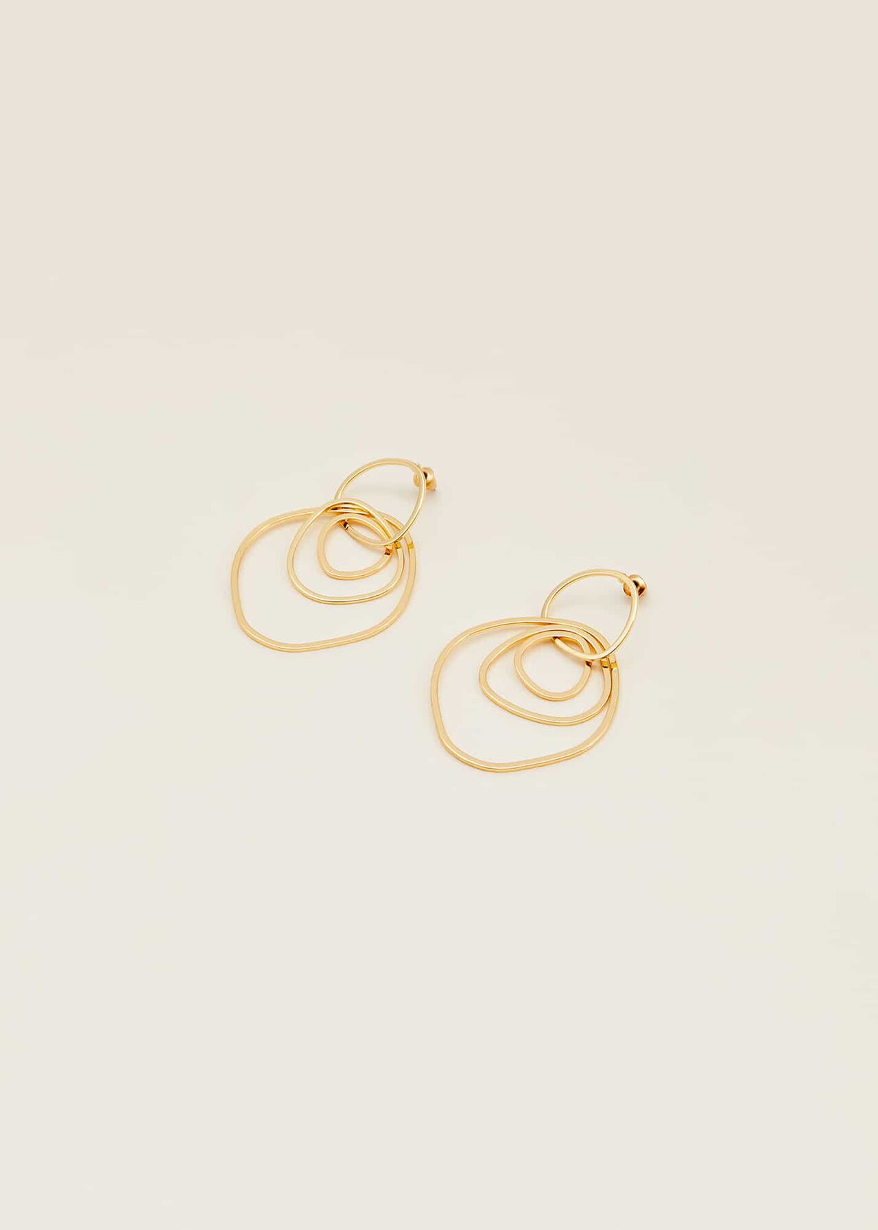 Teyana Gold Hoop Earrings
