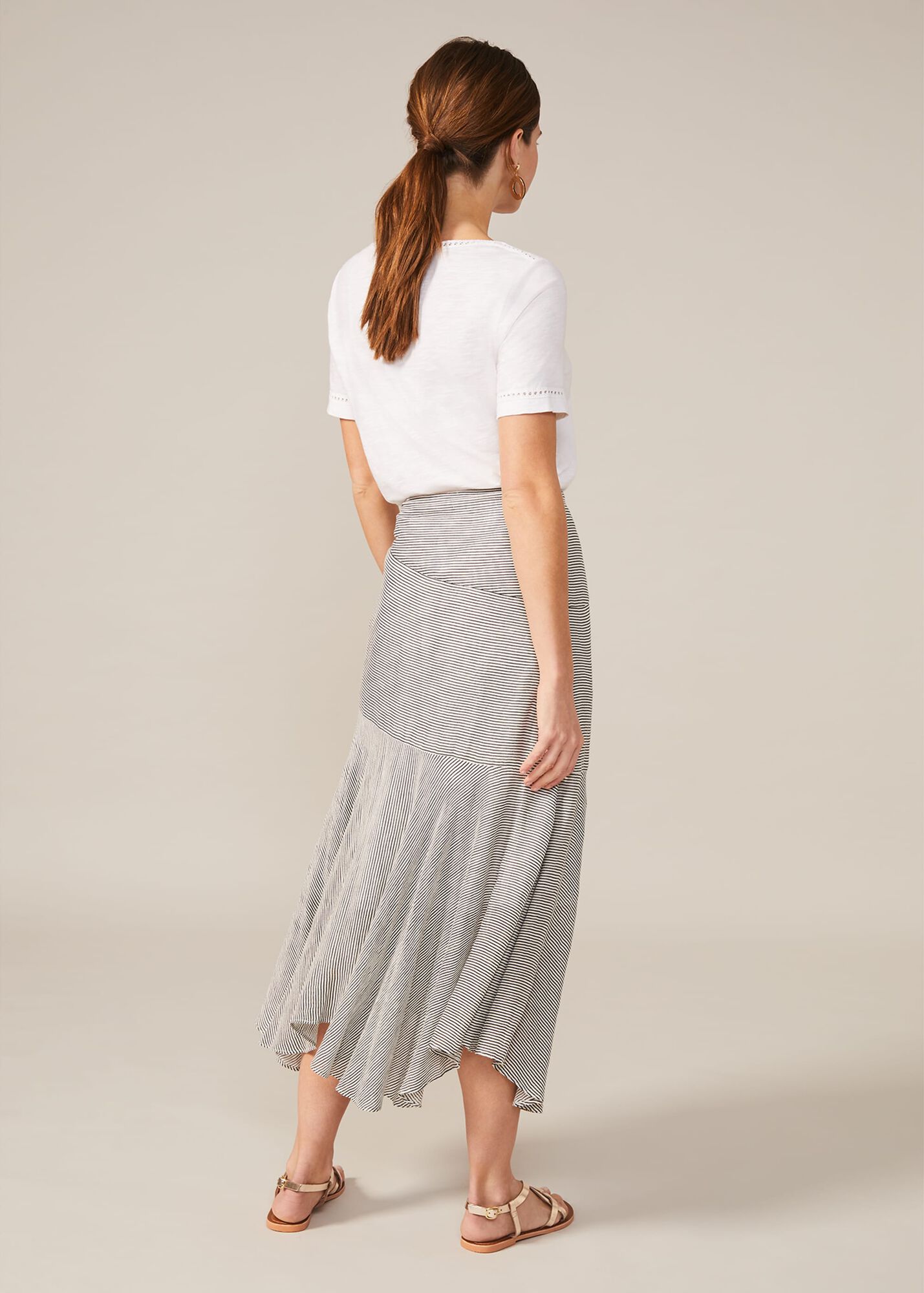 Tilia Stripe Midi Skirt | Phase Eight