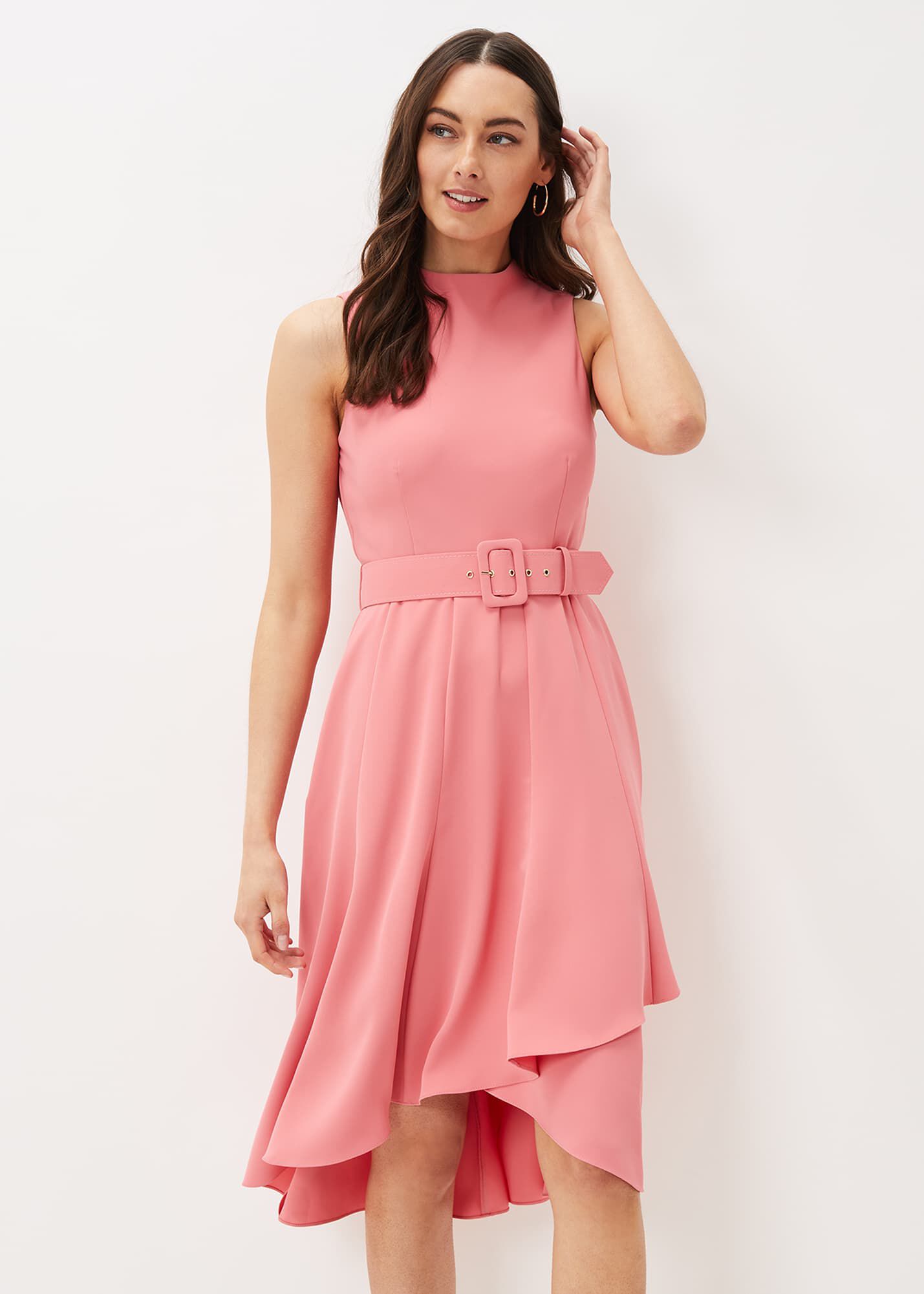April embellished belt hot sale dress