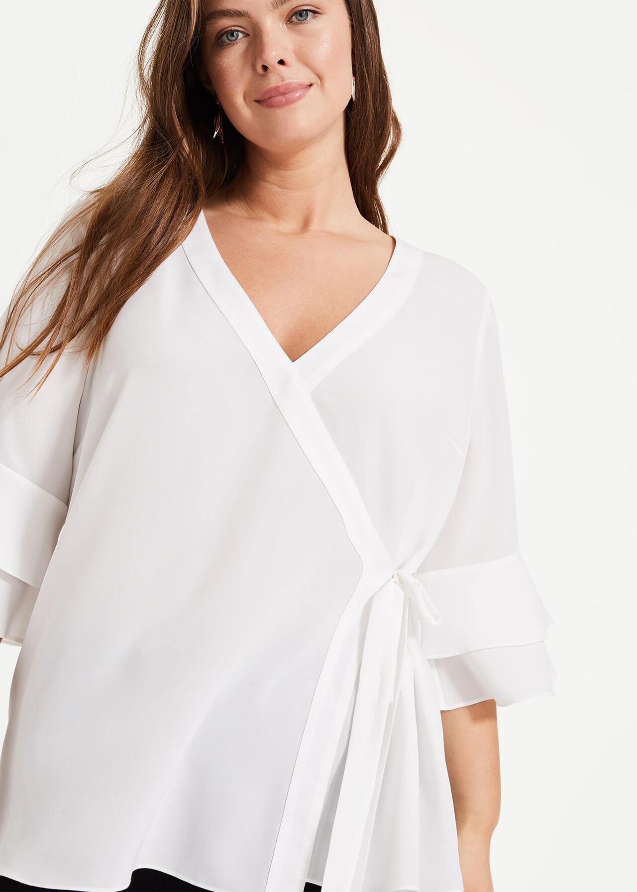 Wilfred Fluted Sleeve Top