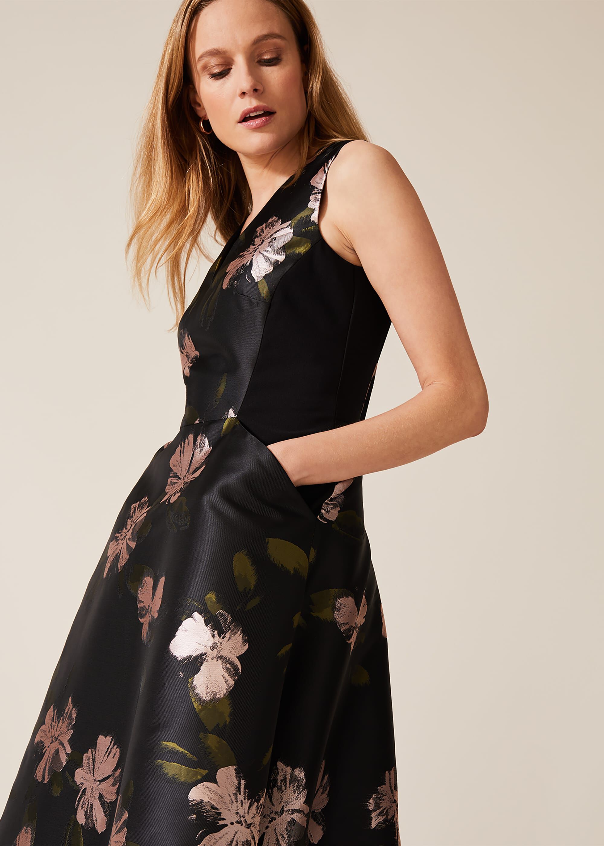 phase eight sandy floral print dress