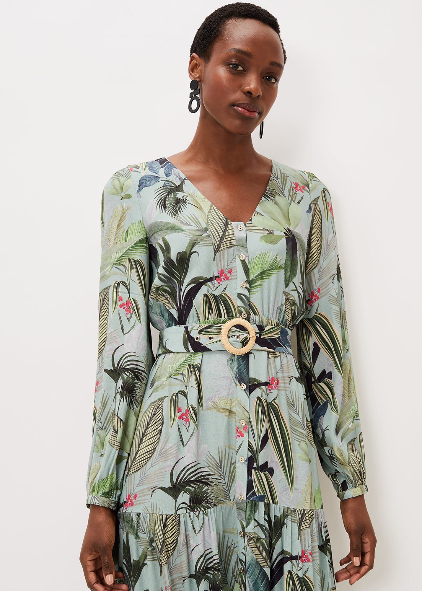 Phase eight maya printed dress shop