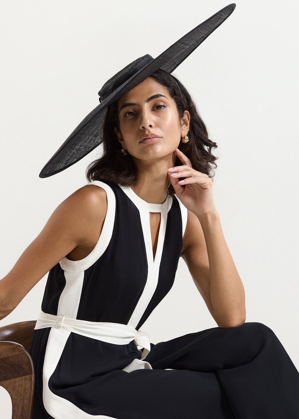 Oversized Boater Fascinator