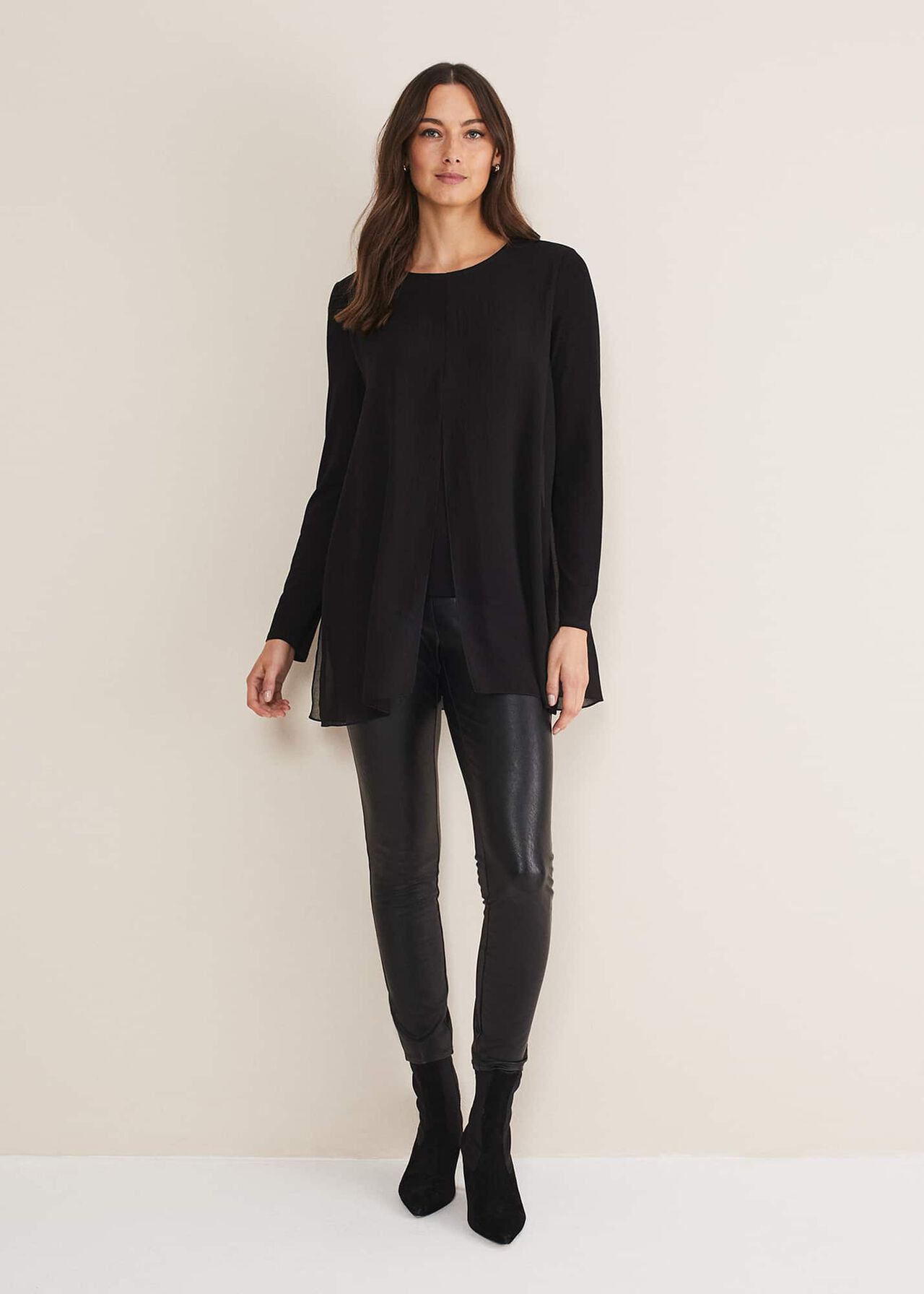 Mika Double Layer Longline Top