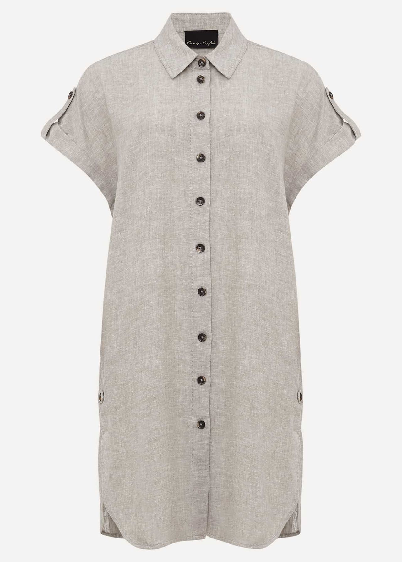 Octavia Linen Utility Shirt