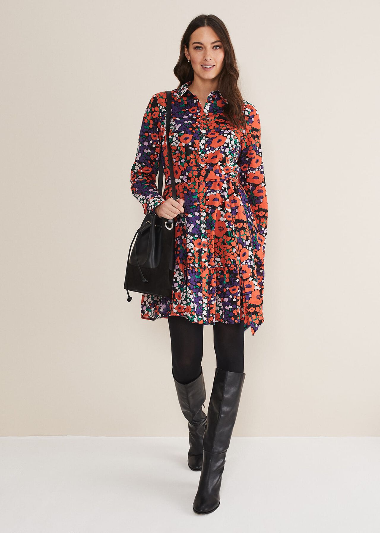 Kerri Cotton Floral Mini Dress