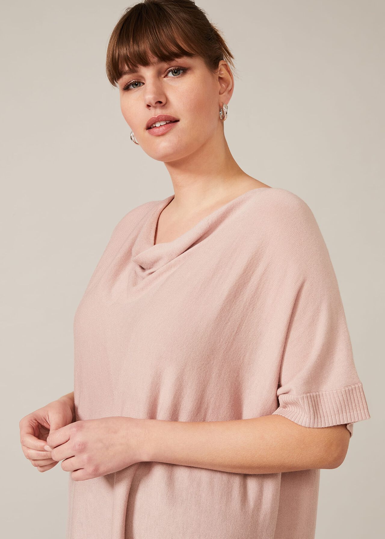 Trudy Cowl Neck Knit Top