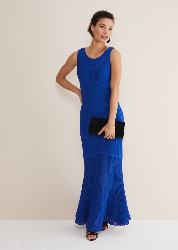 Willow Knitted Maxi Pointelle Dress