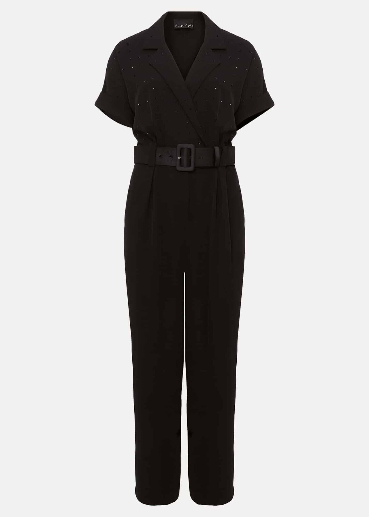 Schwarzer Enger Jumpsuit