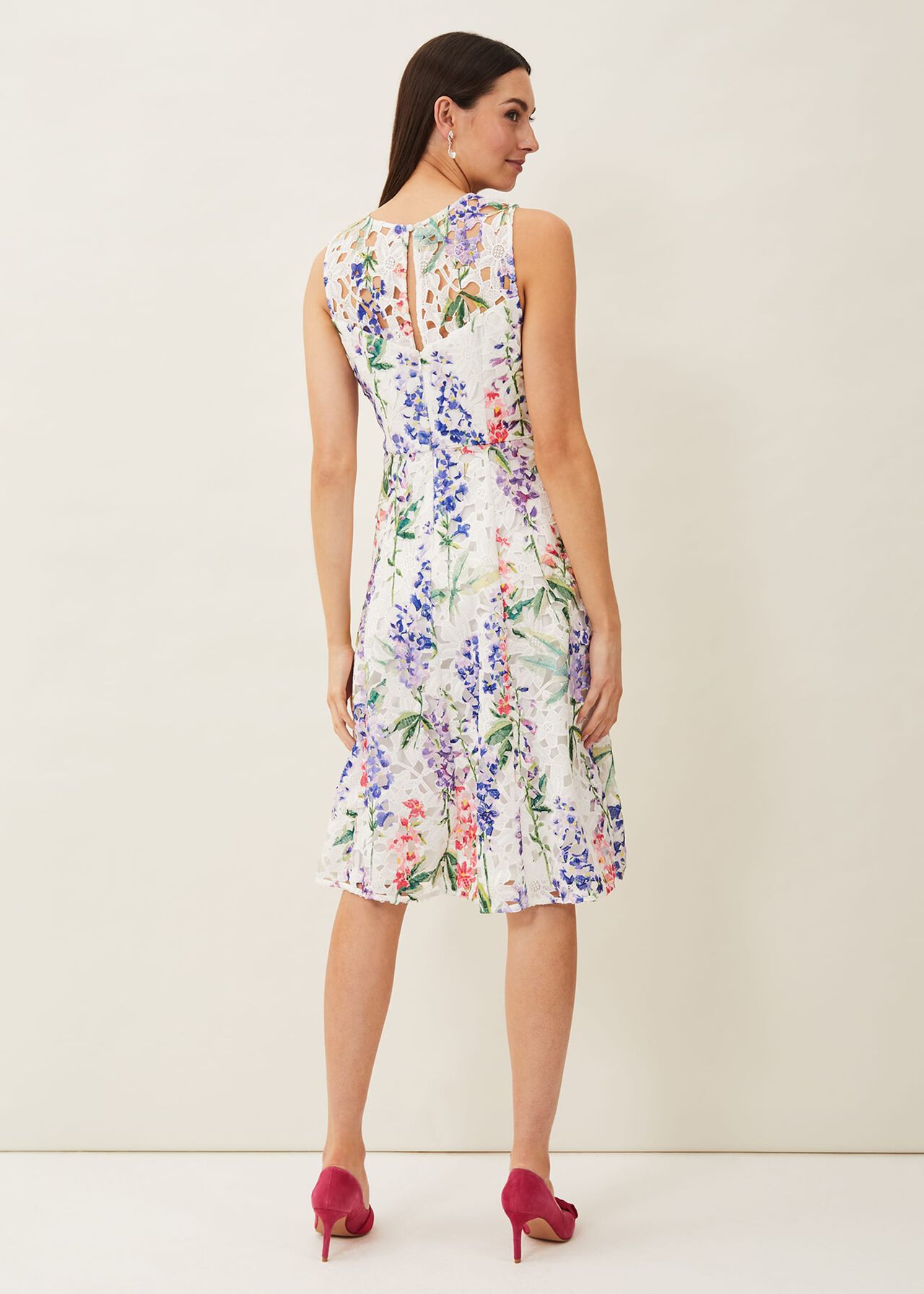 Lonnie Floral Fit And Flare Dress