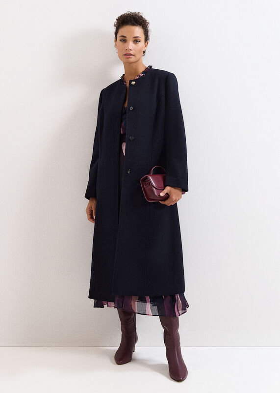 Loretta Navy Coat