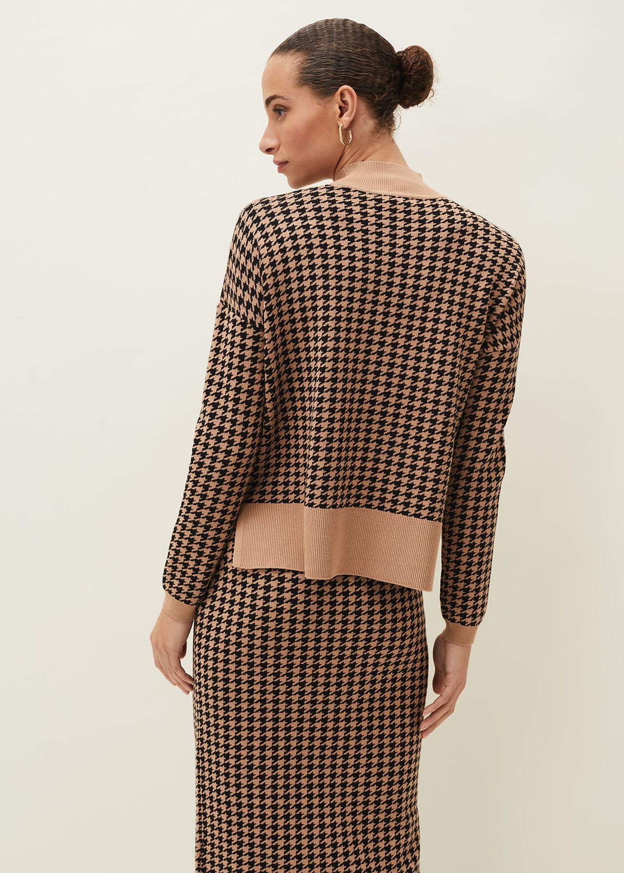 Soph Dogtooth Co-Ord Jumper