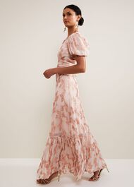 Genette Jacquard Maxi Dress
