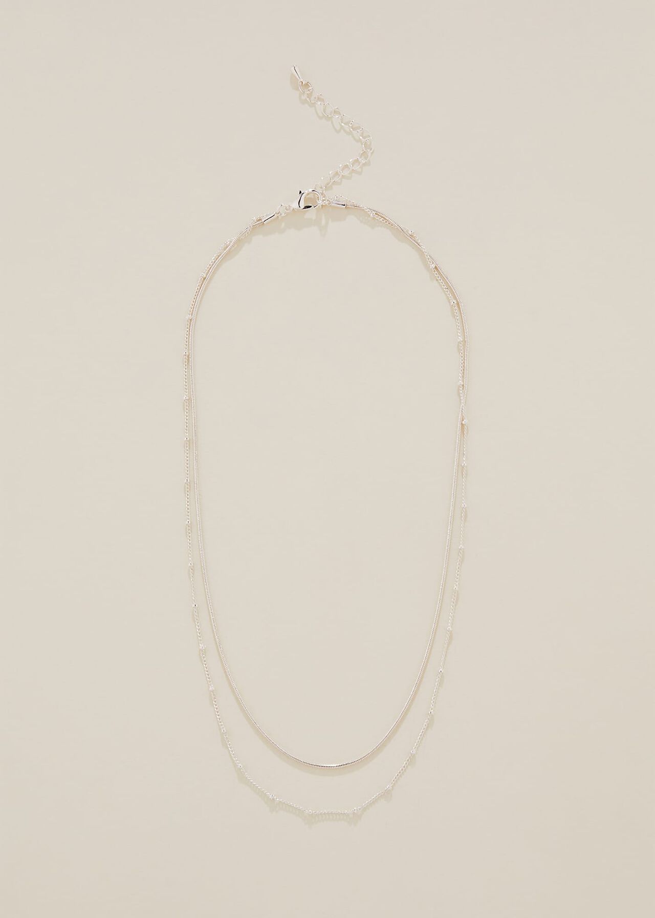 Delicate Two Layer Short Necklace