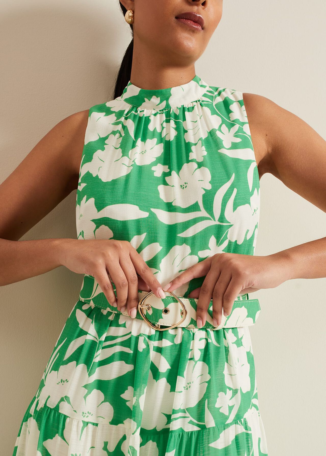 Petite Kara Print Maxi Dress