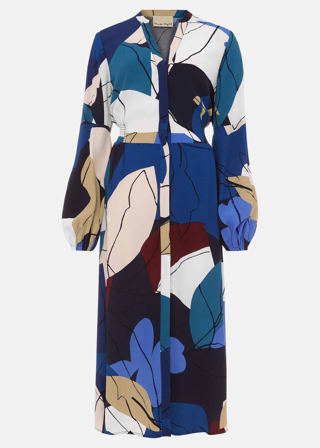 Carmen Print Shirt Dress