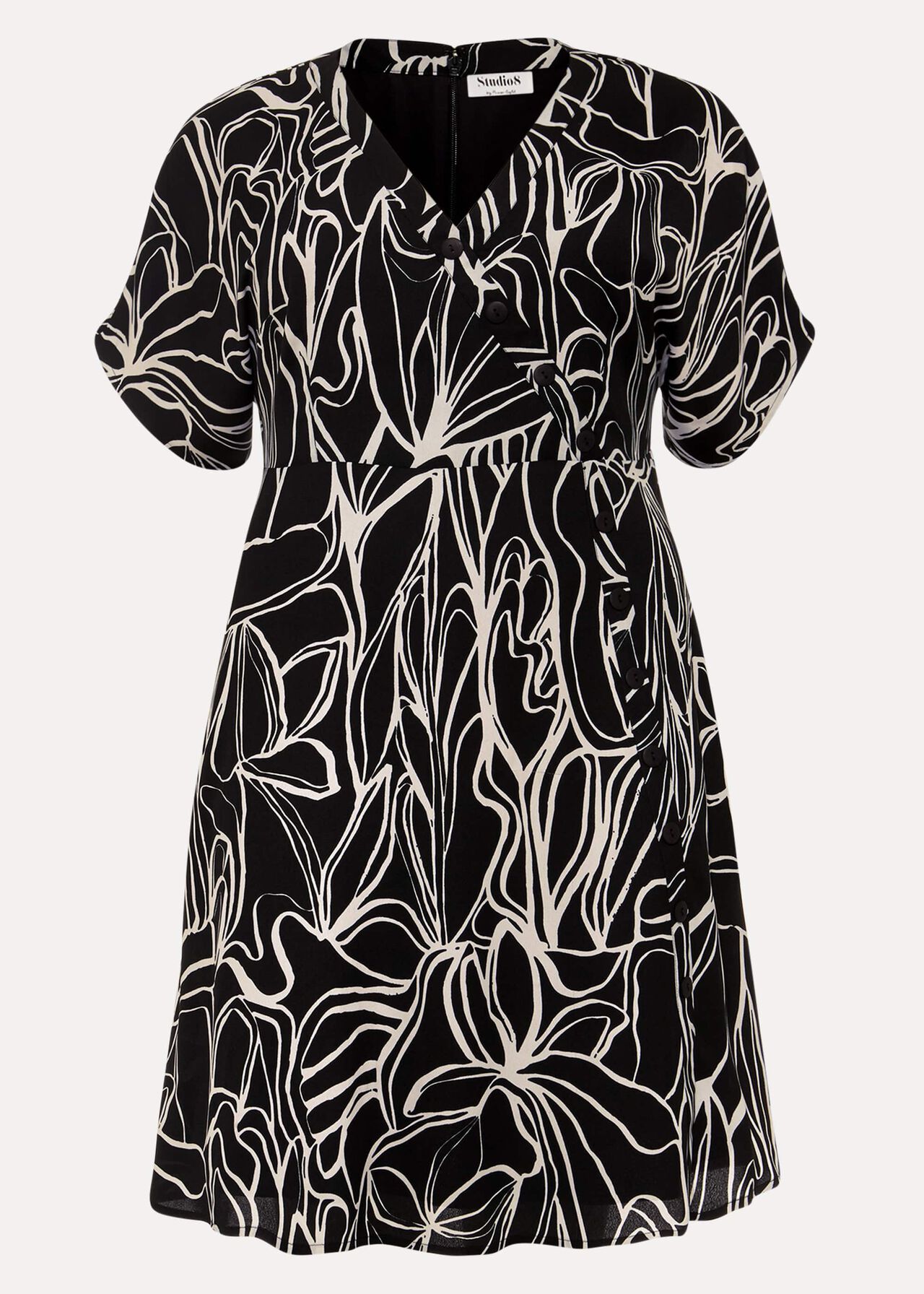 Harlow Abstract Print Dress