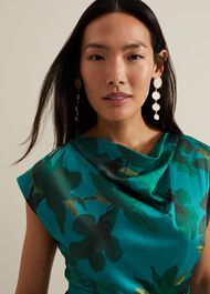 Sabrianna Print Midi Dress