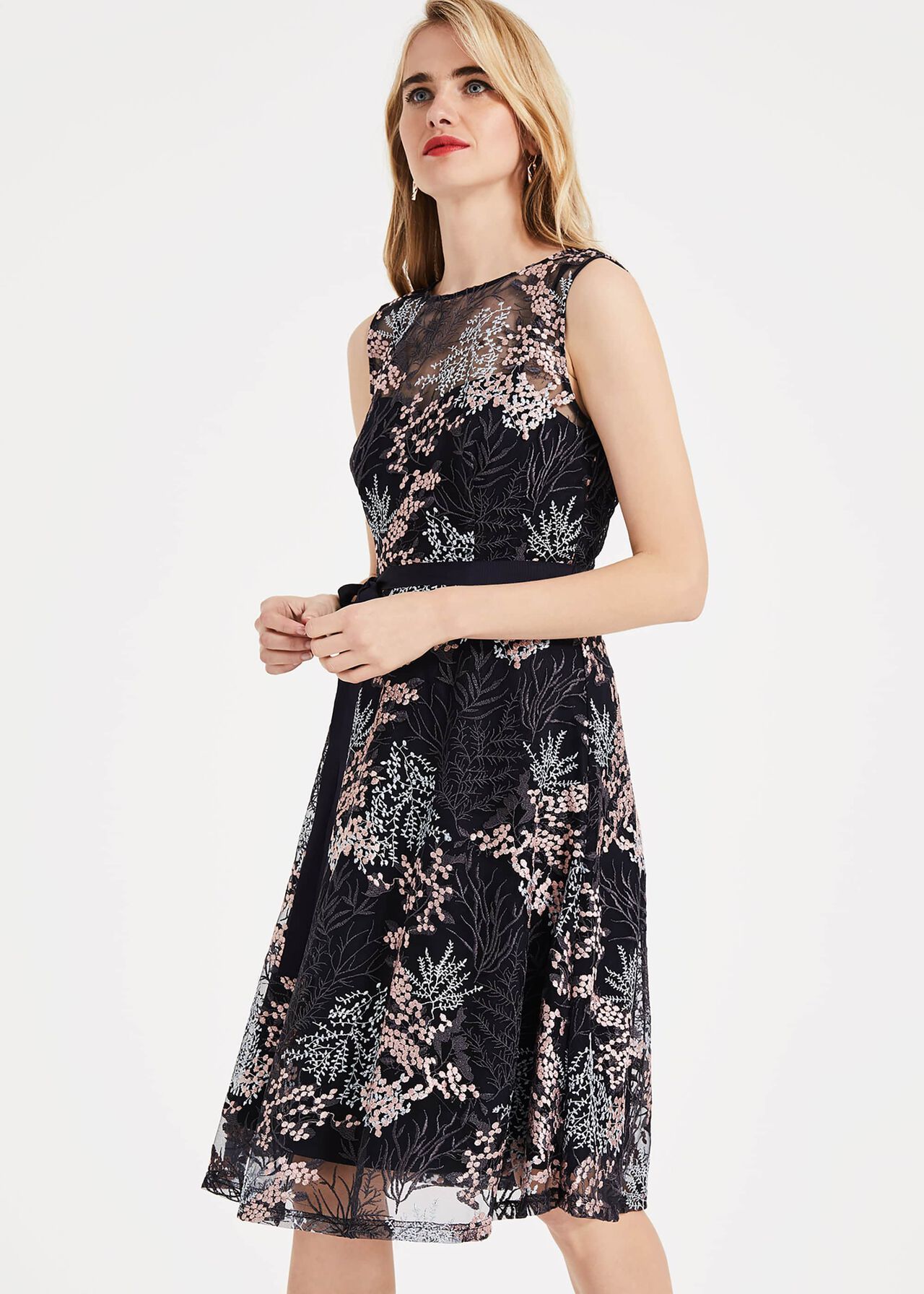 Audrina Embroidered Dress