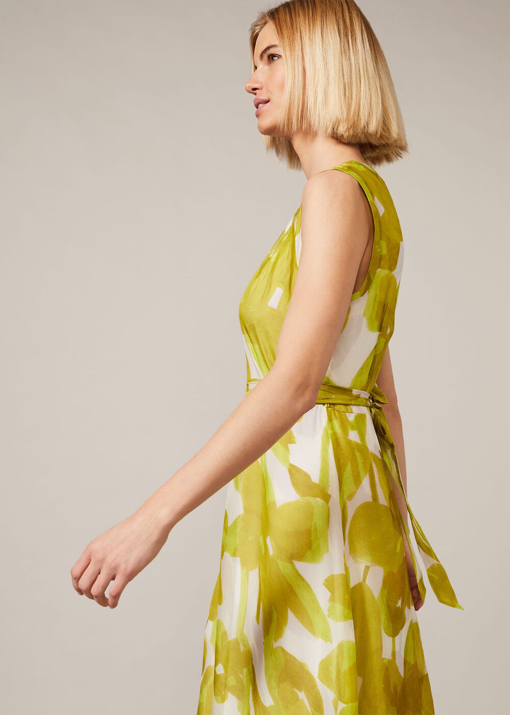 Coline Silk Blend Maxi Dress