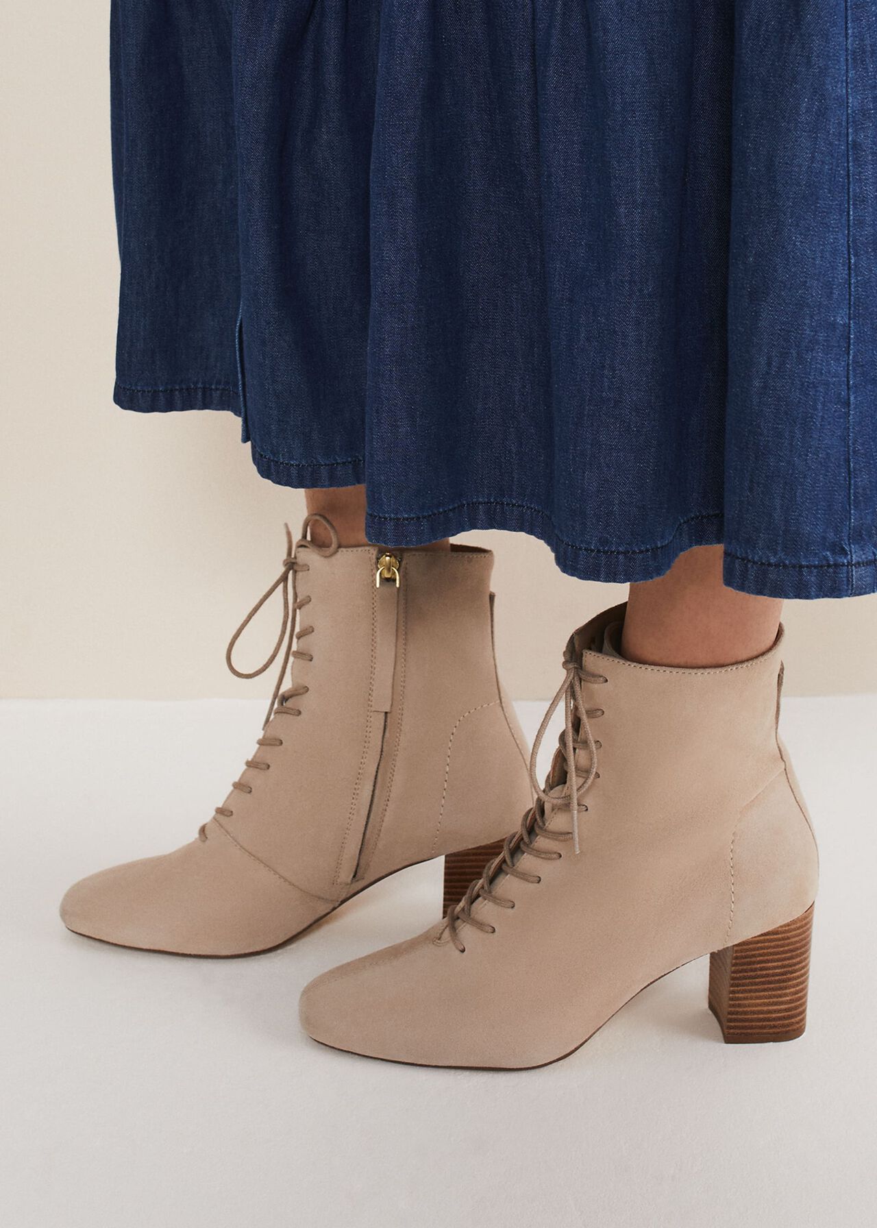Lace Up Ankle Boot