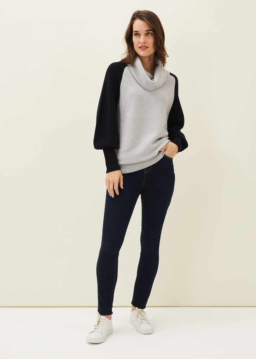Audra Colourblock Knit Jumper