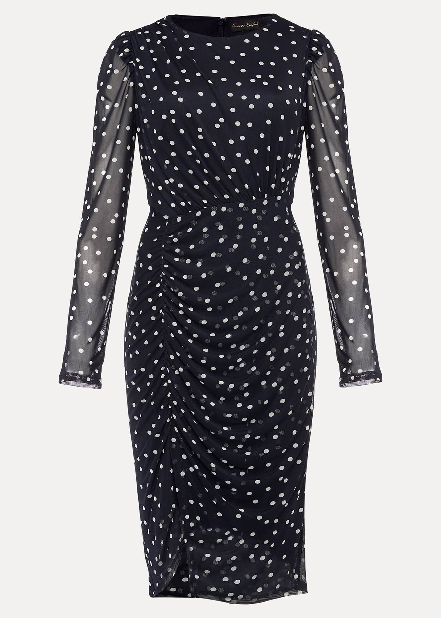 Spotty clearance mesh dress