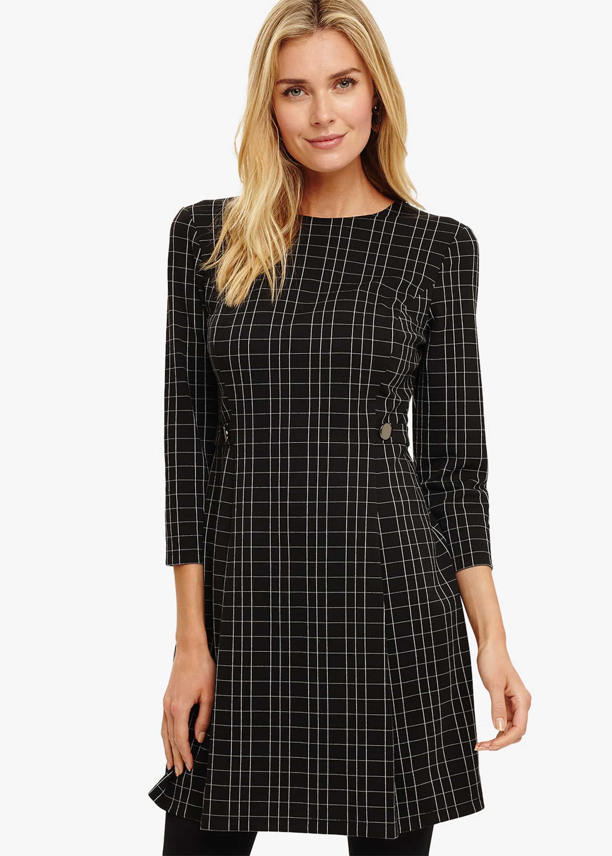 phase eight check dress