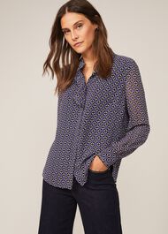 Beatrice Geo Print Blouse