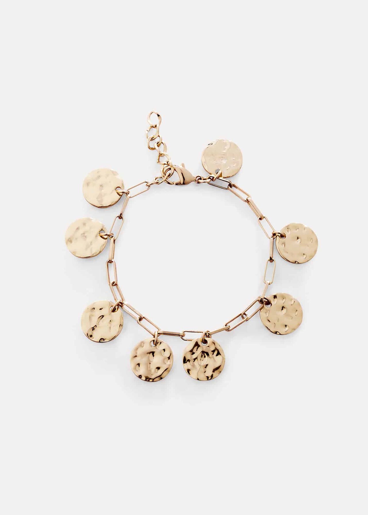 Magsie Gold Plated Disc Bracelet