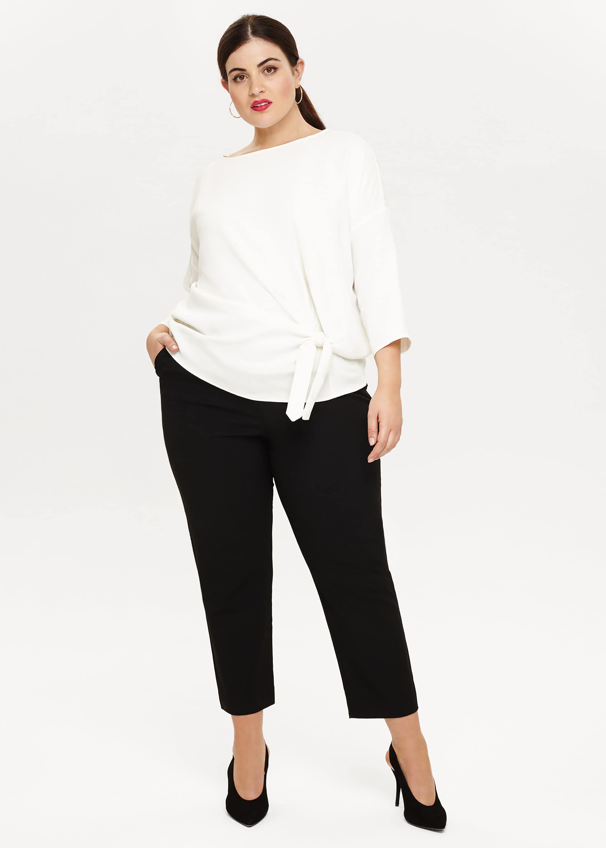 Mallory Straight Leg Crop Trousers 