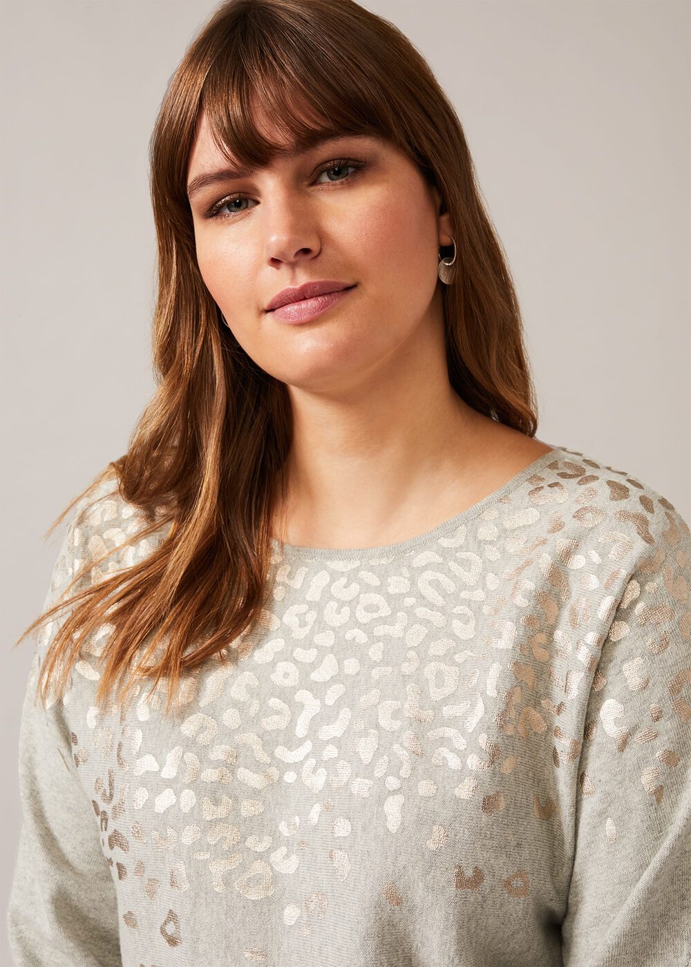 Amaya Animal Print Knit Top