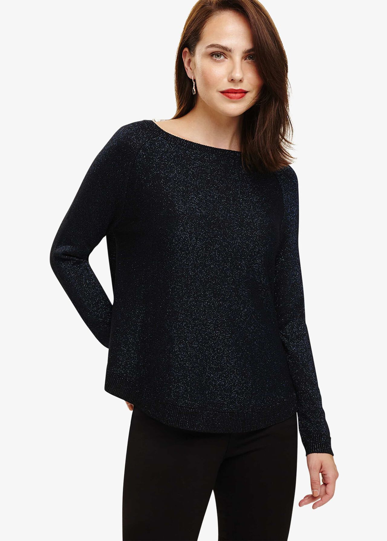 Terza Sparkle Swing Knitted Jumper