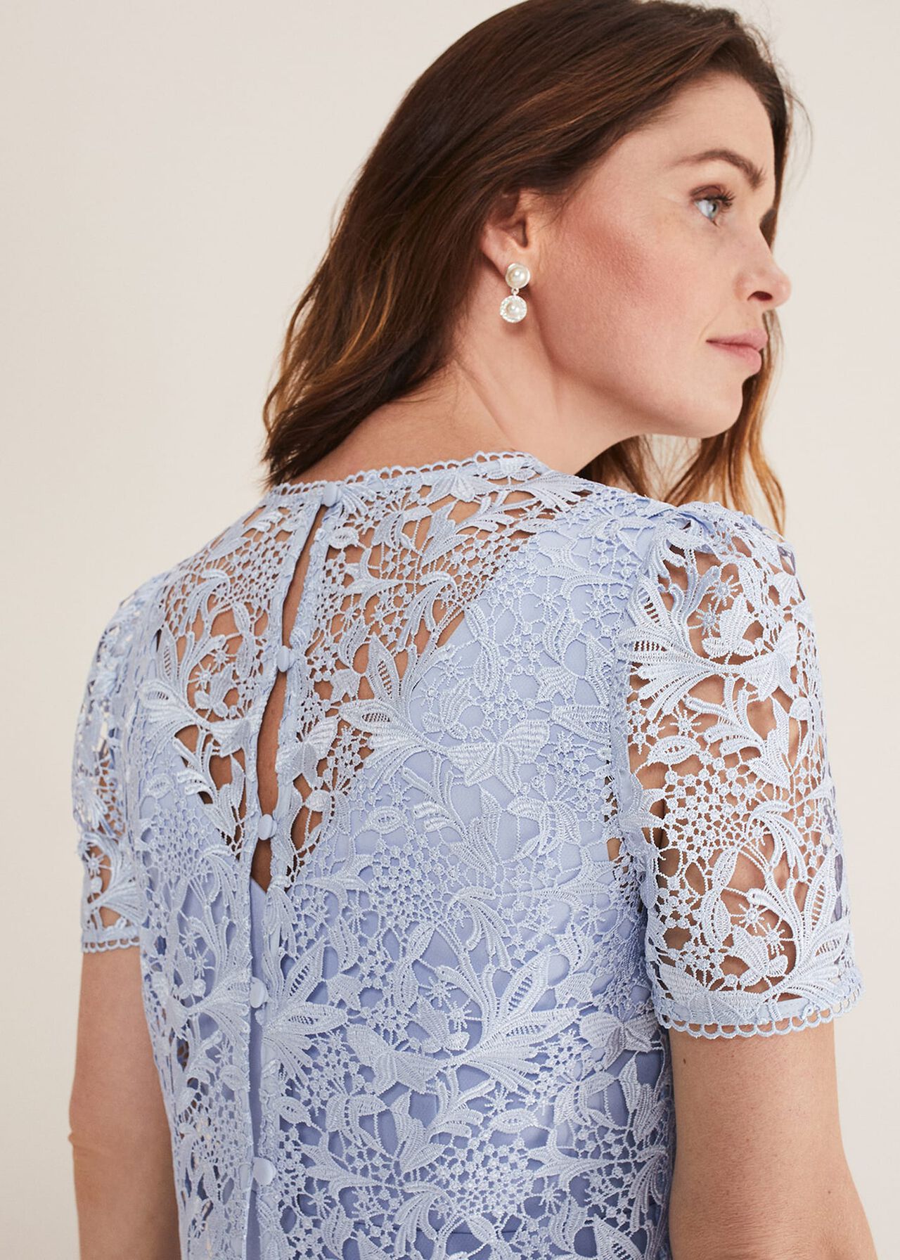 Isabella Lace Midi Dress