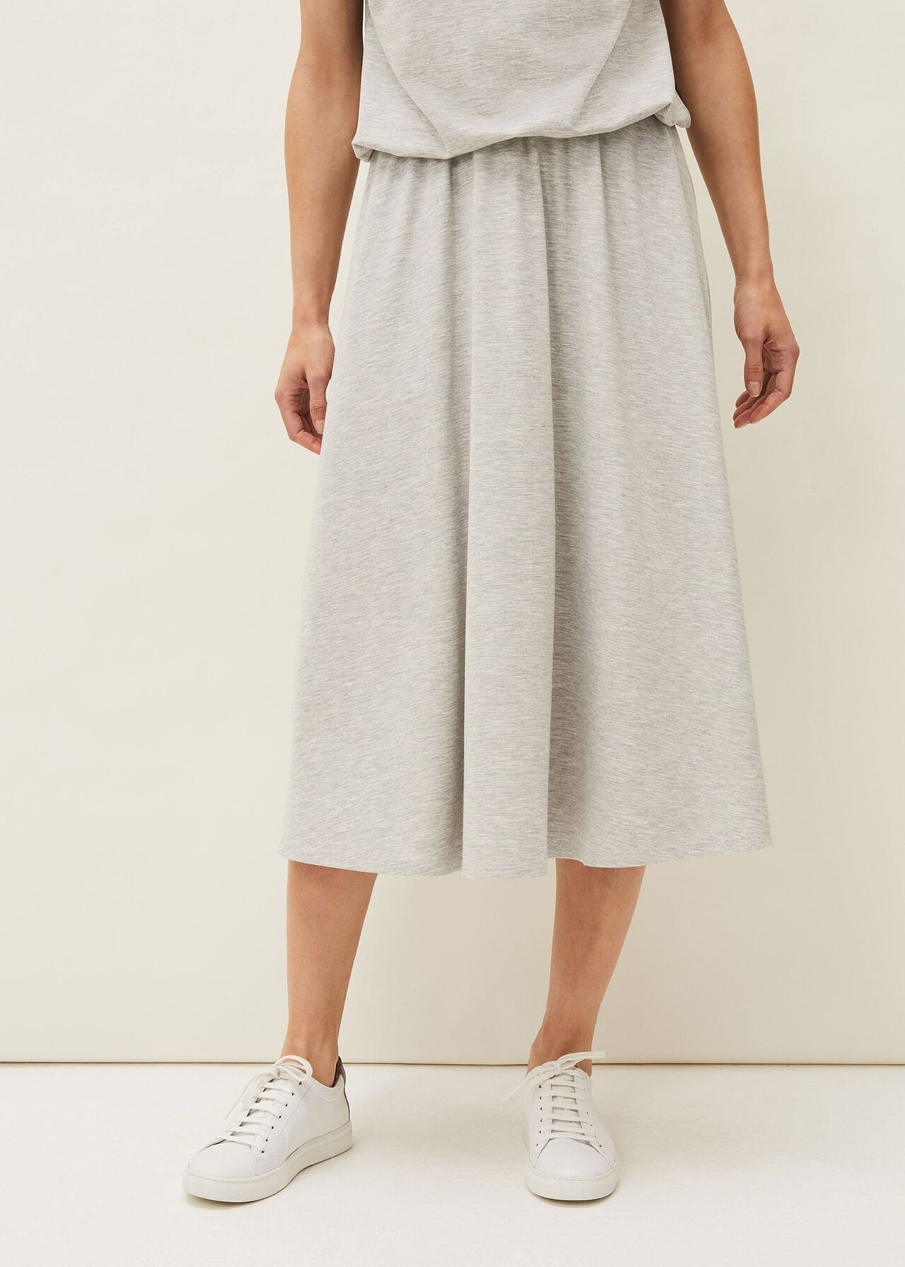 Cliona A-Line Jersey Skirt