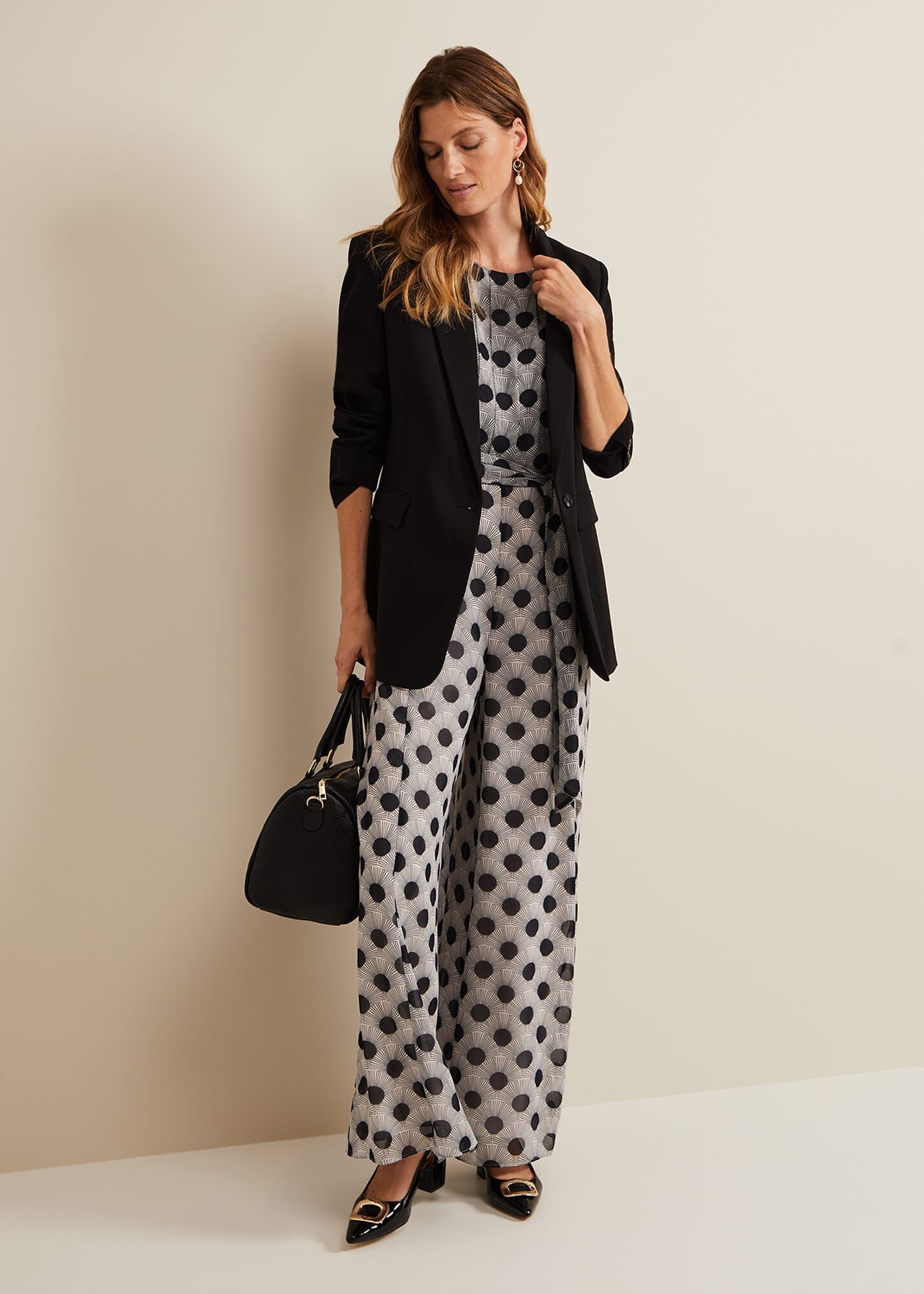 Janine Print Jumpsuit Phase Eight UK