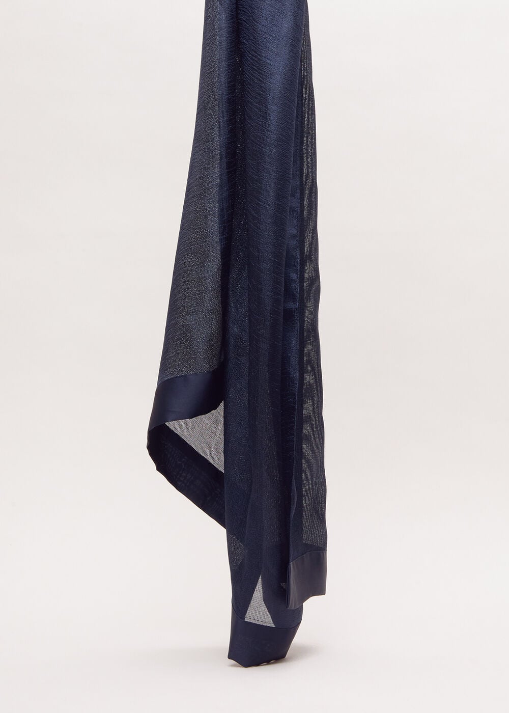 Satin Trim Scarf