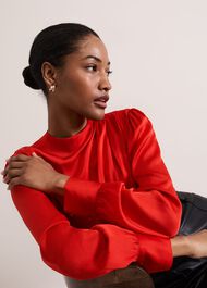 Danica Satin Drape Top