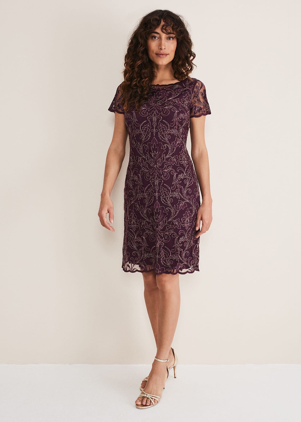 Heather Embroidered Dress