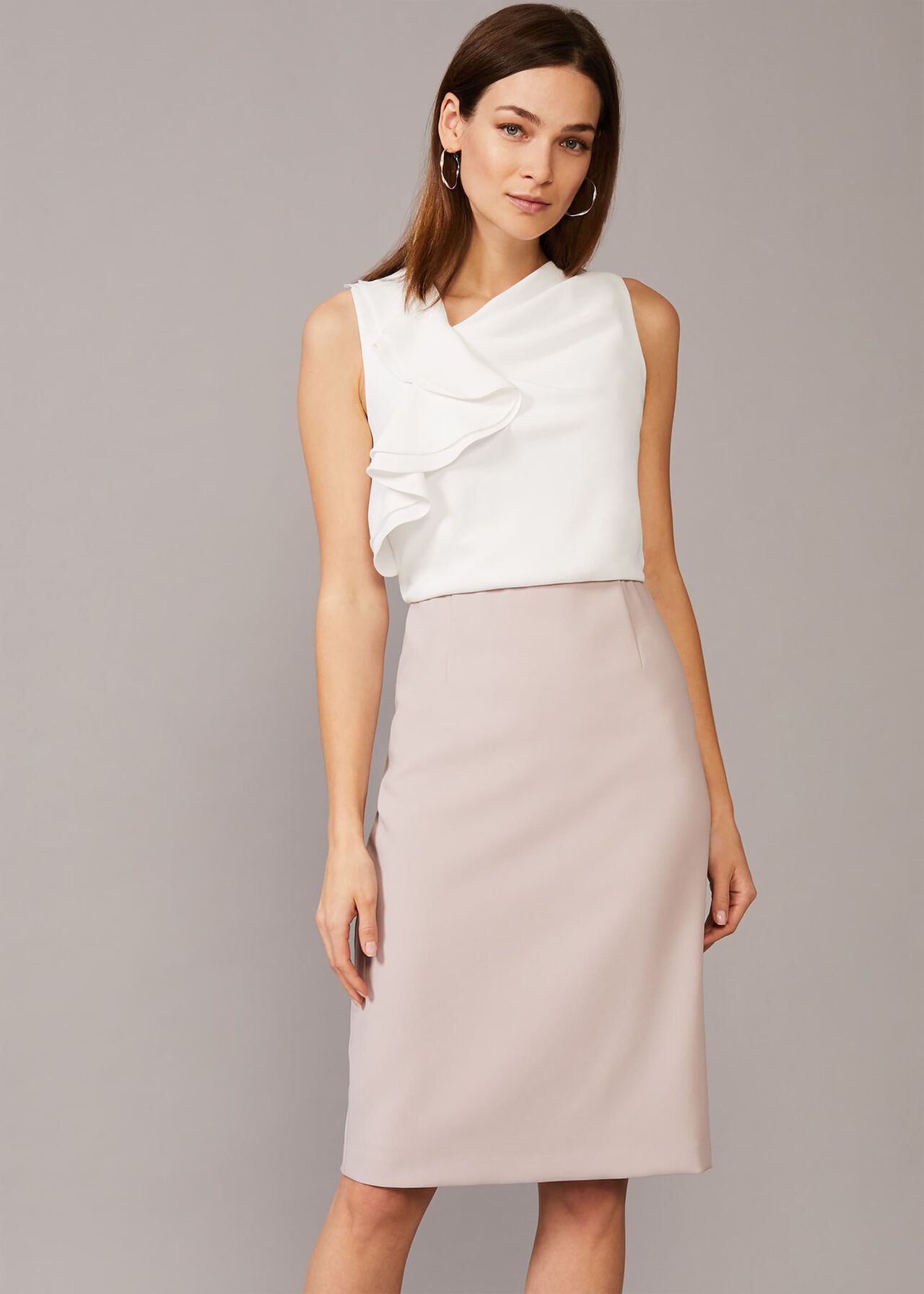Maeve Frill Fitted Dress