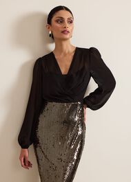${product-id}-Aniya Sequin Long Sleeved Maxi Dress-Black/Multi-${view-type}