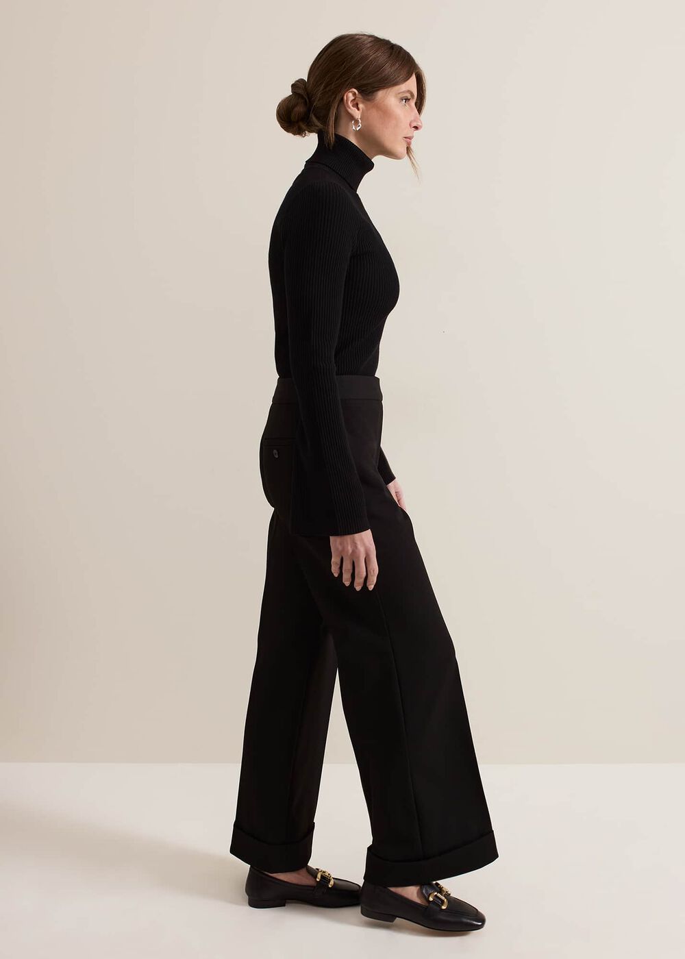 Petite Trixie Turn Up Hem Trouser