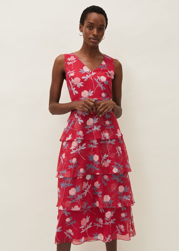 Antonella Floral Tiered Dress