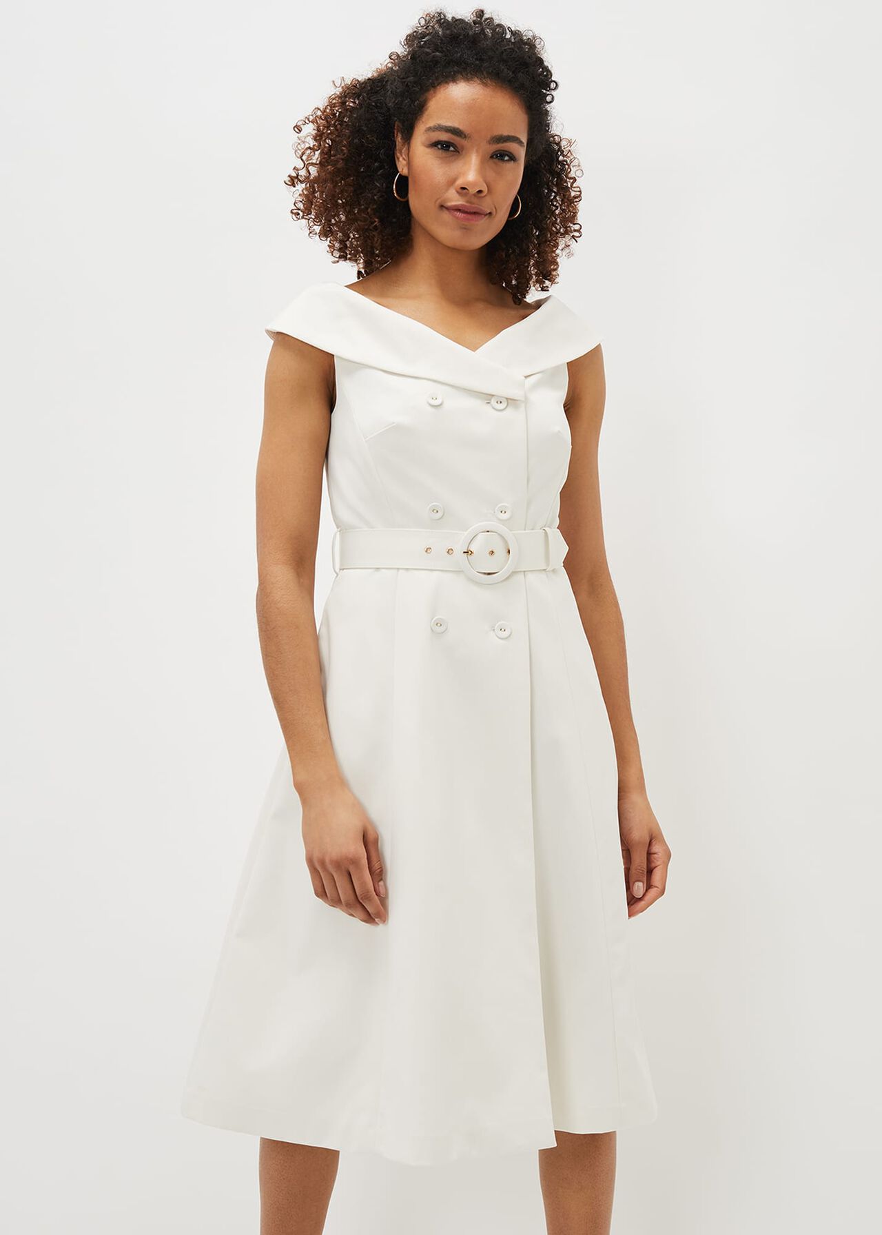 Felicity Double Breasted Midi Dress | Phase Eight