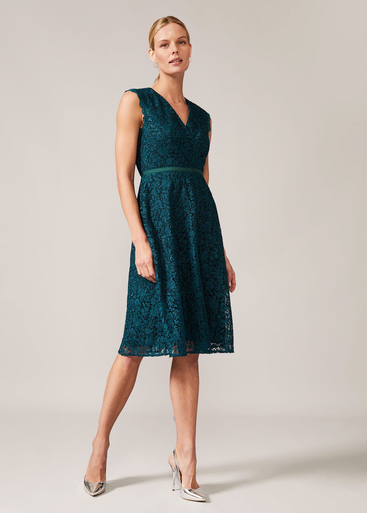 Ester Lace Fit And Flare Dress