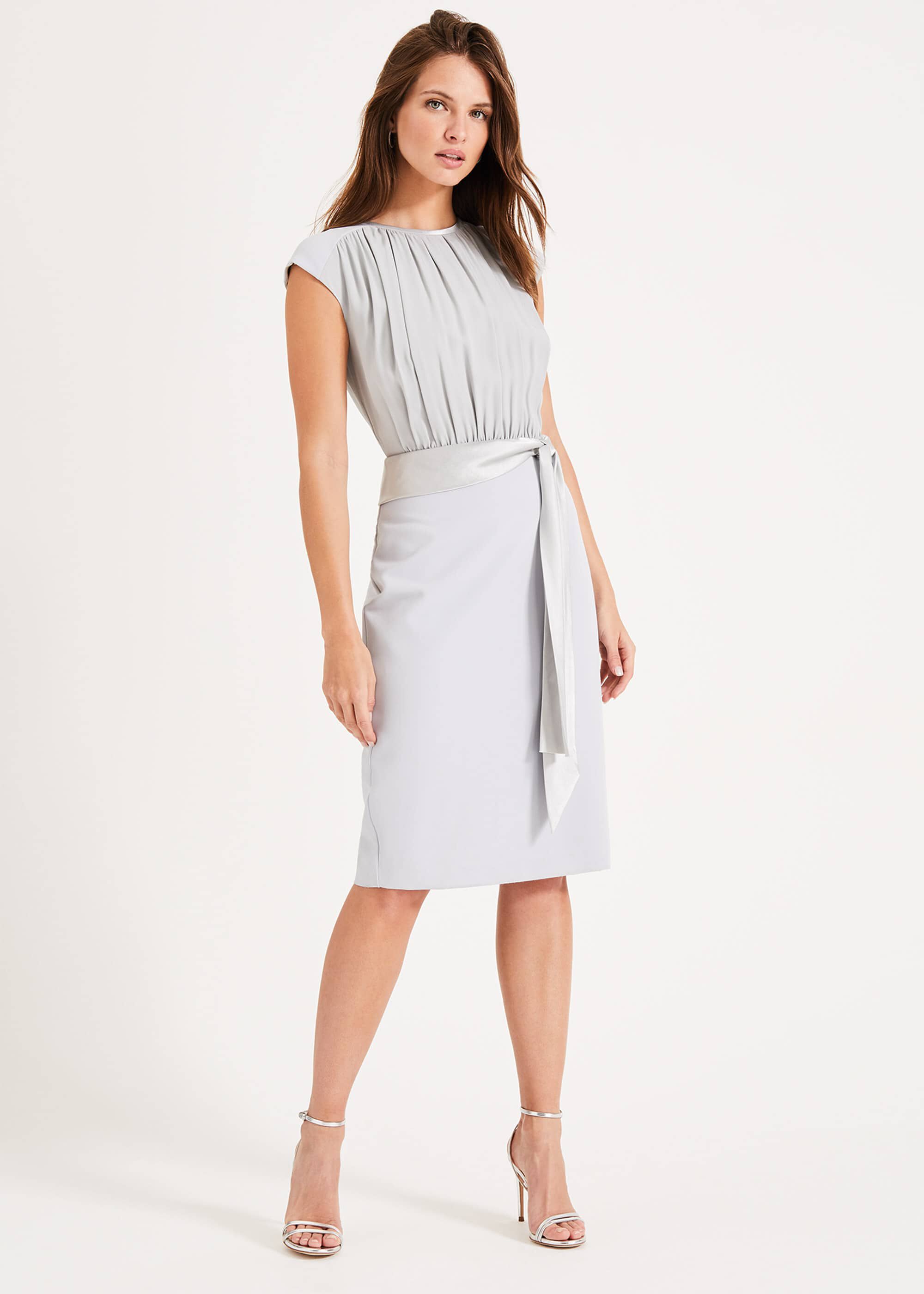 Haidie pleat deals bodice dress